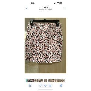 Womens Fairway & Greene Skort Large XS Multi MSRP $125